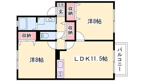 小野駅 徒歩20分 2階の物件間取画像